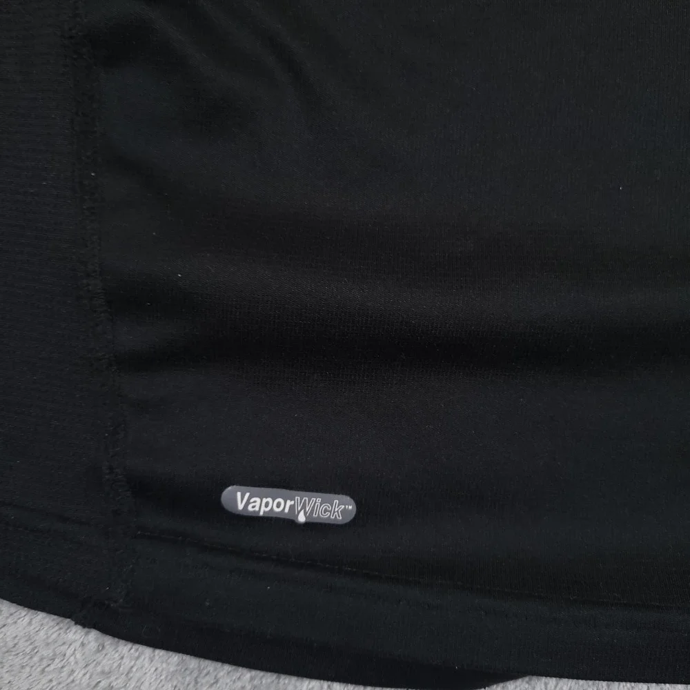 The North Face Shirt Mens Large Black VaporWick 1/4 Zip Base Layer Performance